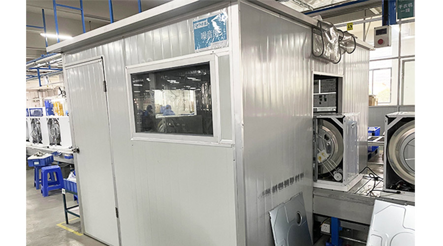 滾筒衣服烘干機裝配流水線上這個小屋的作用