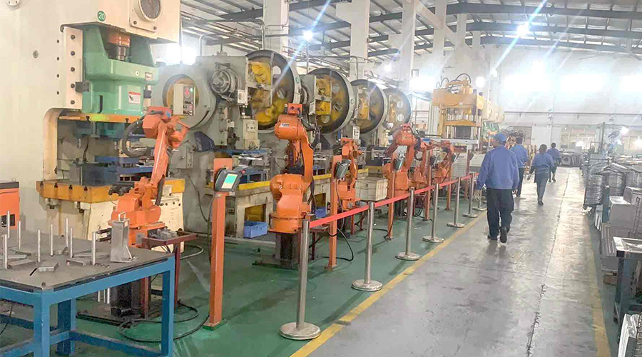 揭秘金環(huán)電器滾筒干衣機沖壓自動化生產是如何進行的？